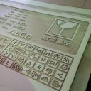 DC series laser cutting and engraving machine - rubber engraving